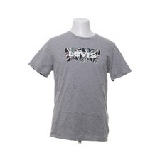 Levi Strauss & Co, T-shirt, Größe: L, Grau, Baumwolle, Print, Damen -FbA