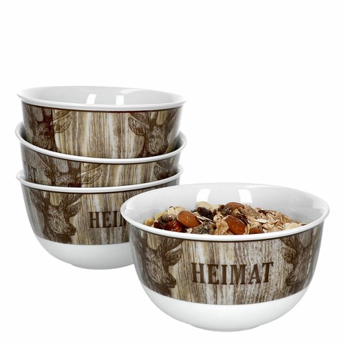 4er set heimat hirsch schalen - heimat,