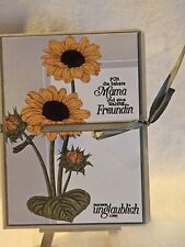 Handmade Geschenkbox  Sonnenblumen zum Muttertag