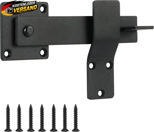 Türriegel schwarz zoll - 5,