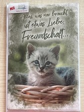 Kurt Eulzer Mann Frau Kind Geburtstag Musik Happy Sound Geld Karte Katze Kitten