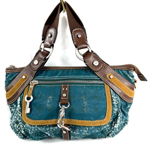 Fossil teal canvas - teal,
