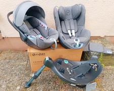Cybex 3in1 Isofix i-size Kindersitz Set. Cloud+Sirona+Base Z Grau,Reboarder