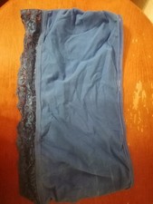 Bandeau Top In Blau / mit