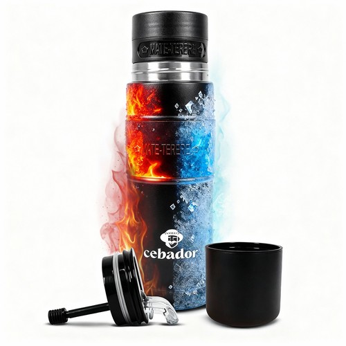Thermoskanne für yerba mate - thermoskanne,