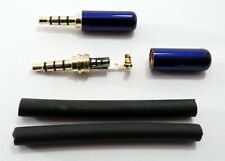 2x 3,5 mm Stecker 4 Pole für Logitech G432 Gaming Headset G231, G332 /SE, BLAU