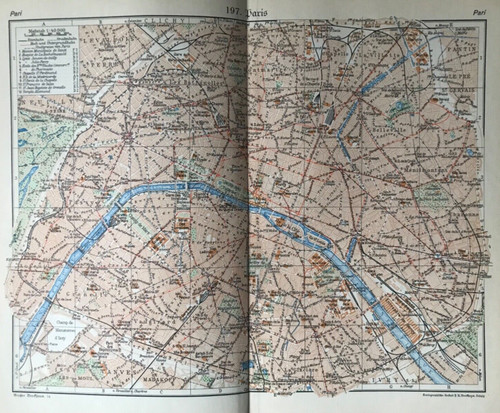 Stadtplan von paris - von,