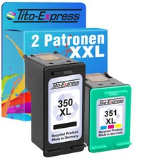 2 Patronen XXL für HP 350 XL