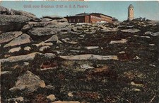 AK Postkarte Brocken Hotel