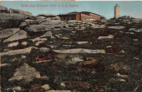Postkarte brocken hotel - ak,