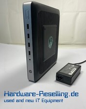 HP t630 Thin Client AMD GX-420GI Quad Core 2,2GHz 32GB M2 8GB RAM, Netzteil, Fuß
