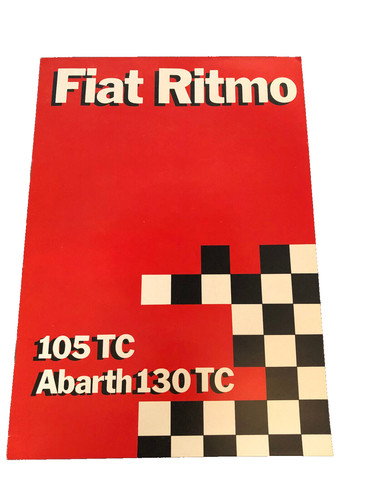 Prospekt brochure fiat - brochure, ritmo