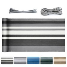 Balkonsichtschutz 220g/m² HDPE Balkon Sichtschutz Privafence Balkonbespannung