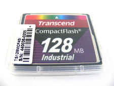 . . . . 128MB Compact Flash Card Industrial ( 128 MB CF Karte ) TRANSCEND Neu .