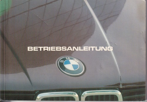 Bmw 3er e30 betriebsanleitung - 3er,