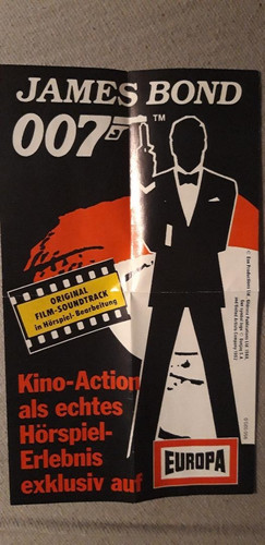 Flyer europa james bond - flyer, 007