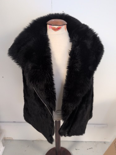 Schwarze ärmellose weste - m/l,