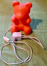 Bärenlampe - Orange , ca 23 cm |Gummibärchen Vintage Bär Lampe Licht