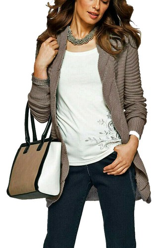 Strickjacke cardigan braun - strickjacke,