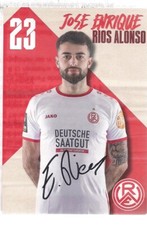 Autogramm Jose Enrique Rios Alonso Fußballsp. R-W Essen Originalunterschrift