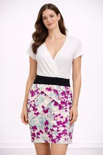 Jerseykleid mit floralem