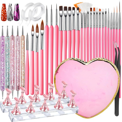 Nagel pinsel set nail art - nagel,
