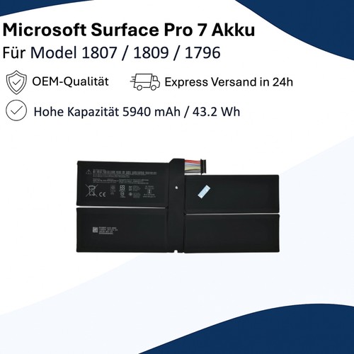 Akku für microsoft surface - für,