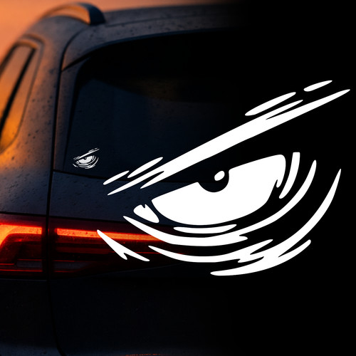 Auto aufkleber auge - |, dark
