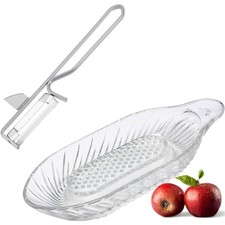 Westmark Apfelreibe und Sparschäler, 2-tlg. Set, Glas/Rostfreie