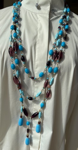 Antike sprungkette glaspaste - sprungkette,