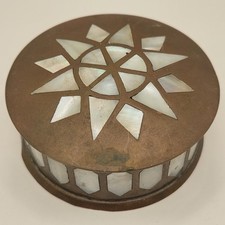 Vintage Messing Dose mit