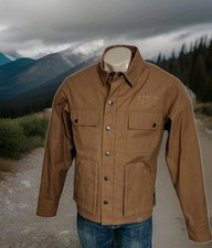 spirit Motors Hemdjacke Motorradjacke Canvas Gr.L