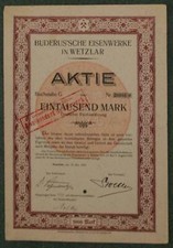 Lot 25 x Buderusian Ironworks