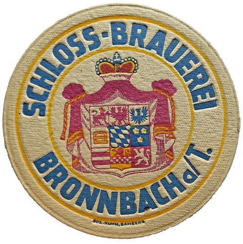Alter bierdeckel brauerei - bierdeckel,