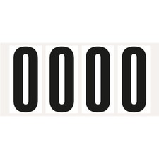 Aufkleber Buchstabe O