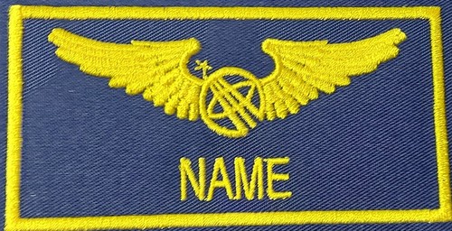 Nasa pilot wing nametag - nasa,