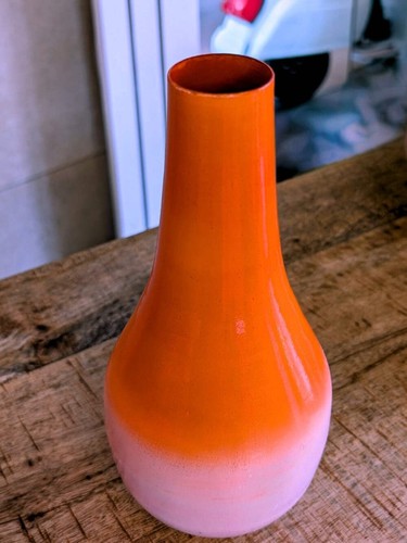 Vase metall farbverlauf - metall,