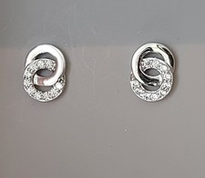 Ohrringe Ohrstecker Echt Silber 925 mit Cubic Zirkonia NEU!!