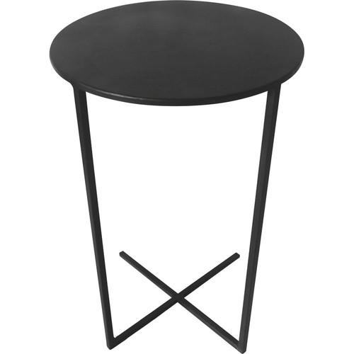 Beistelltisch xavi black - beistelltisch, rund