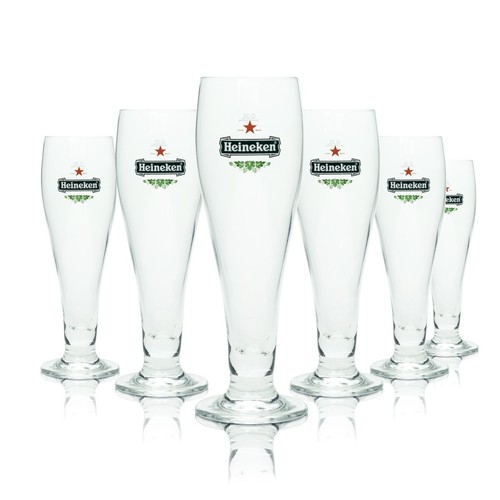 Heineken bier glas 2l - 6x,