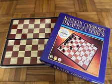 Schachspiel, Dame  – Magnetisch, tragbar !!!NEU!!! Unbenutzt