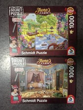 2 x Schmidt Puzzle  1000 Teile  komplett, June's Journey