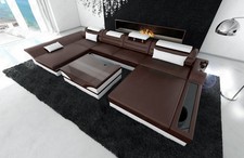 Sofa leder wohnlandschaft - sofa,