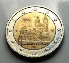 2 Euro Münze Sachsen Anhalt 2021 - Selten