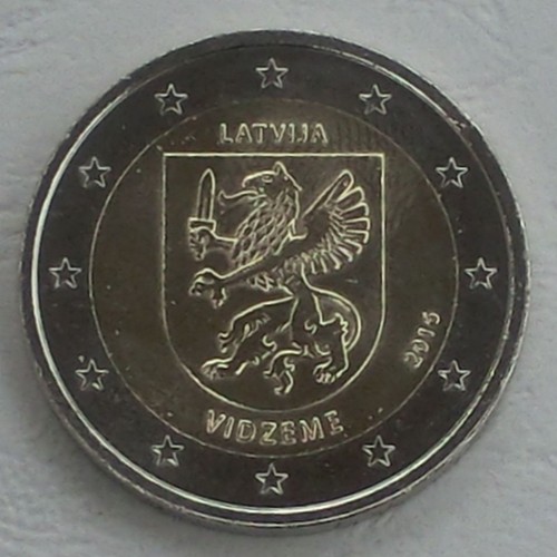 Euro gedenkmünze lettland - 2,