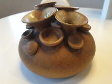 Riesige Vase Studiokeramik Keramik mushroom vase 70er organische Form signiert