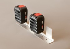 Bosch grün 4-Fach Edelstahl Akkuhalter Wandhalter für PBA Power 4 All Akku 18V