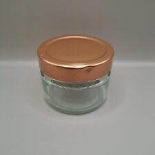 Glas Leerdose 8 Stück Tiegel Duftkerzen Cremedose 5 cm x 7 cm zum Abfüllen