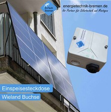 Einspeisesteckdose - Balkonkraftwerk - Microwechselrichter - Wieland