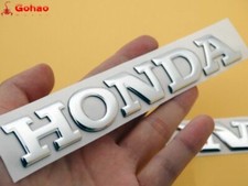 New 16cm Silver Gas Tank Badge